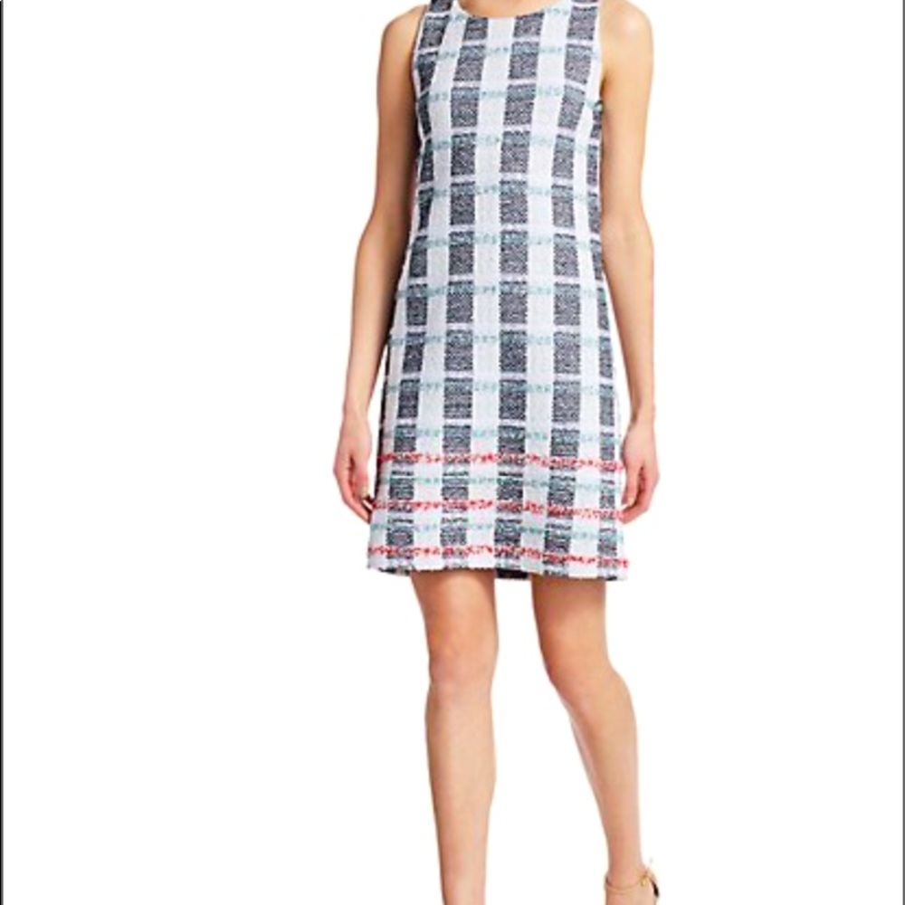 SOLD:St. John
Striped Tweed Shift Dress size 8 Nwt